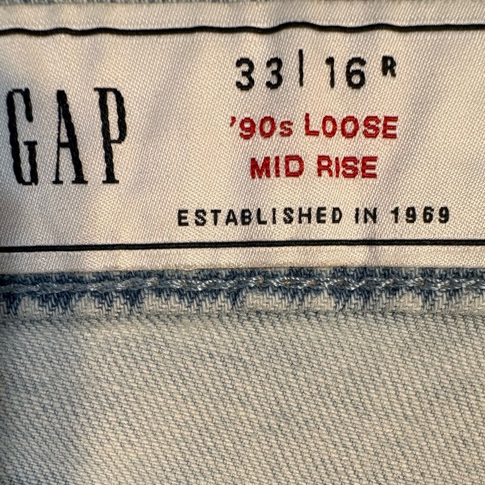 GAP 90s Loose Mid Rise Jeans - Picture 5 of 6